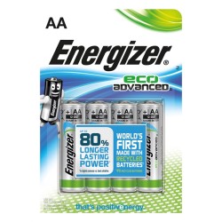 ENERGIZER ECO ADVANCED ALKALINE AA/LR06 BLISTER 4