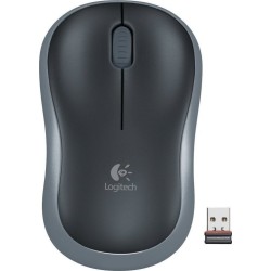 Logitech M185 Wireless Zwart/Grijs