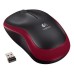 Logitech M185 Draadloze Muis 1000 DPI Zwart/Rood