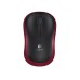 Logitech M185 Draadloze Muis 1000 DPI Zwart/Rood