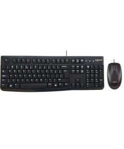 Logitech Retail Wired Desktop MK120 Toetsenbord Bedraad