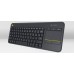 Logitech K400 Plus RF Draadloos QWERTY Nederlands Zwart toetsenbord