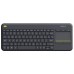 Logitech K400 Plus RF Draadloos QWERTY Nederlands Zwart toetsenbord