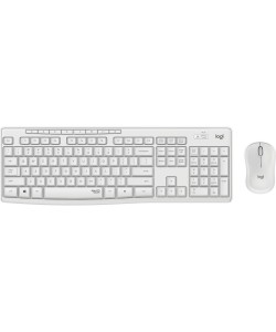 Logitech MK295 Draadloos Wit Toetsenbord met Muis