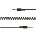 Audio Jack 3.5 mm Stereo Audiospiraalkabel 1.8M