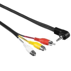 Audiokabel 3.5mm stereo naar 3x RCA Tulp 1.5M