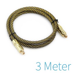 Optische Kabel Gold Plated 3M