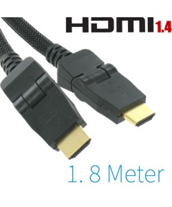 HDMI naar HDMI 1,8 Meter Met 2x 90° Connector