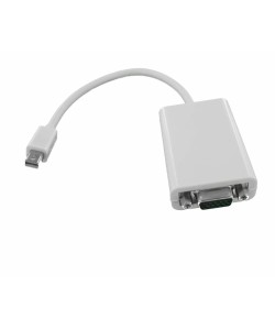 Thunderbolt Mini Dp male naar VGA female Witte Adapter