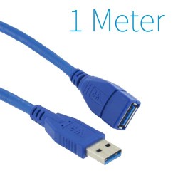 USB 2.0 Verlengkabel 1 Meter Male - Female