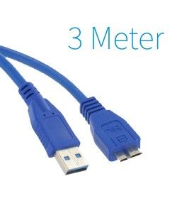 USB 3.0 A - Micro B Kabel 3 Meter