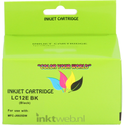 Brother LC-12EBK Zwart 59ml XL Cartridges