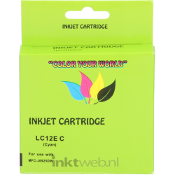 Brother LC-12EC Cyaan 13ml XL Cartridges
