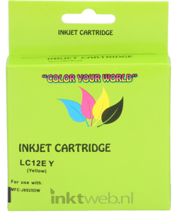 Brother LC-12EY Geel 13ml XL Cartridges