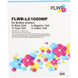 Brother LC-970 / LC-1000 Multipack FLWR 86ml XL Cartridges