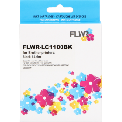Brother LC-1100BK FLWR Zwart 15ml XL Cartridges