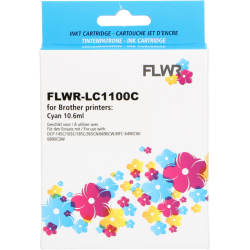Brother LC-1100C FLWR Cyaan 11ml XL Cartridges