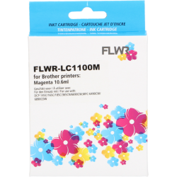Brother LC-1100M FLWR Magenta 11ml XL Cartridges
