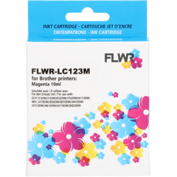 Brother LC-123M FLWR  Magenta 10ml XL Cartridges