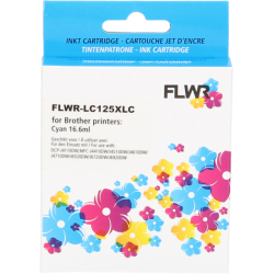 Brother LC-125C FLWR Cyaan 17ml XL Cartridges