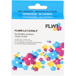 Brother LC-125Y FLWR Geel 17ml XL Cartridges