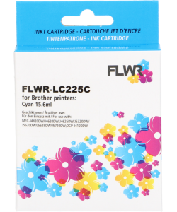 Brother LC-225C FLWR Cyaan 16ml XL Cartridges