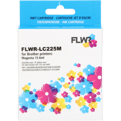 Brother LC-225M FLWR Magenta 16ml XL Cartridges