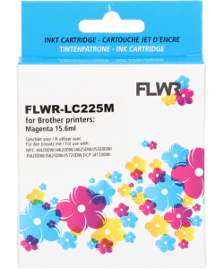 Brother LC-225M FLWR Magenta 16ml XL Cartridges