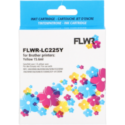 Brother LC-225Y FLWR Geel 16ml XL Cartridges
