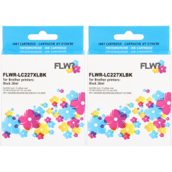 Brother LC-227BK 2-pack FLWR Zwart 56ml XL Cartridges
