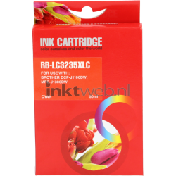 Brother LC-3233 Cyaan 50ml XL Cartridges