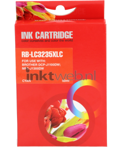 Brother LC-3233 Cyaan 50ml XL Cartridges