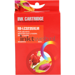 Brother LC-3233 Magenta 50ml XL Cartridges