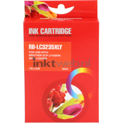 Brother LC-3233 Geel 50ml XL Cartridges