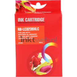 Brother LC-3239C Cyaan 50ml XL Cartridges