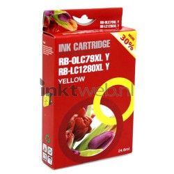 Brother LC-1280Y 22ml Geel Cartridges XL
