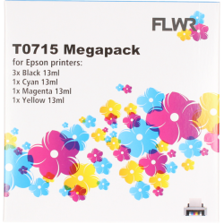 Epson T0715 Megapack 6stuk 65ml XL Cartridges