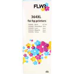HP 364XL FLWR Zwart & Kleur 61ml Multi 4-pack