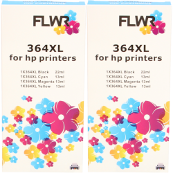 HP 364XL FLWR Zwart & Kleur 140ml (2 Stuks) Cartridges HP 364XL FLWR Zwart & Kleur 140ml (2 Stuks) Cartridges