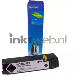 HP 980XL FLWR Zwart 256ml Cartridges