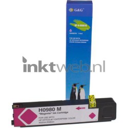 HP 980XL FLWR Magenta 110ml Cartridges