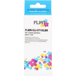 Canon CLI-571 Zwart FLWR 12ml XL Cartridge