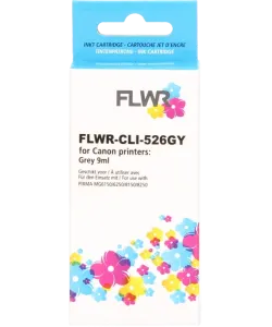 Canon CLI-526GY XL FLWR Grijs 9ml Cartridges