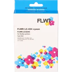 Brother XL LC-424 8ml FLWR Cyaan Cartridges