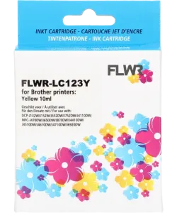 Brother LC-123XL Geel 10ml FLWR Cartridges