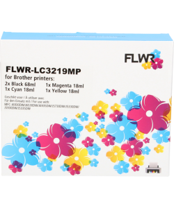 Brother LC-3219XL Multipack FLWR Zwart en Kleur