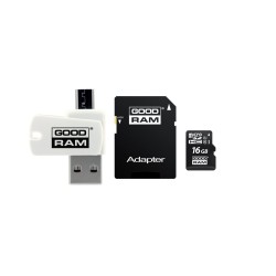 Goodram OTG Cardreader +16GB Micro SD Card + Adapter Usbstick