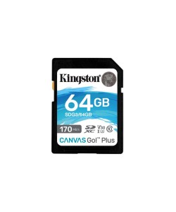 Kingston Technology Canvas Go! Plus flashgeheugen 64 GB SD UHS-I Klasse 10
