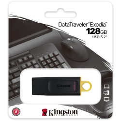 Kingston Exodia 128GB USB Flash Drive USB3.2