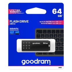Goodram Storage Flashdrive 'UME3' 64GB USB3.0 Zwart